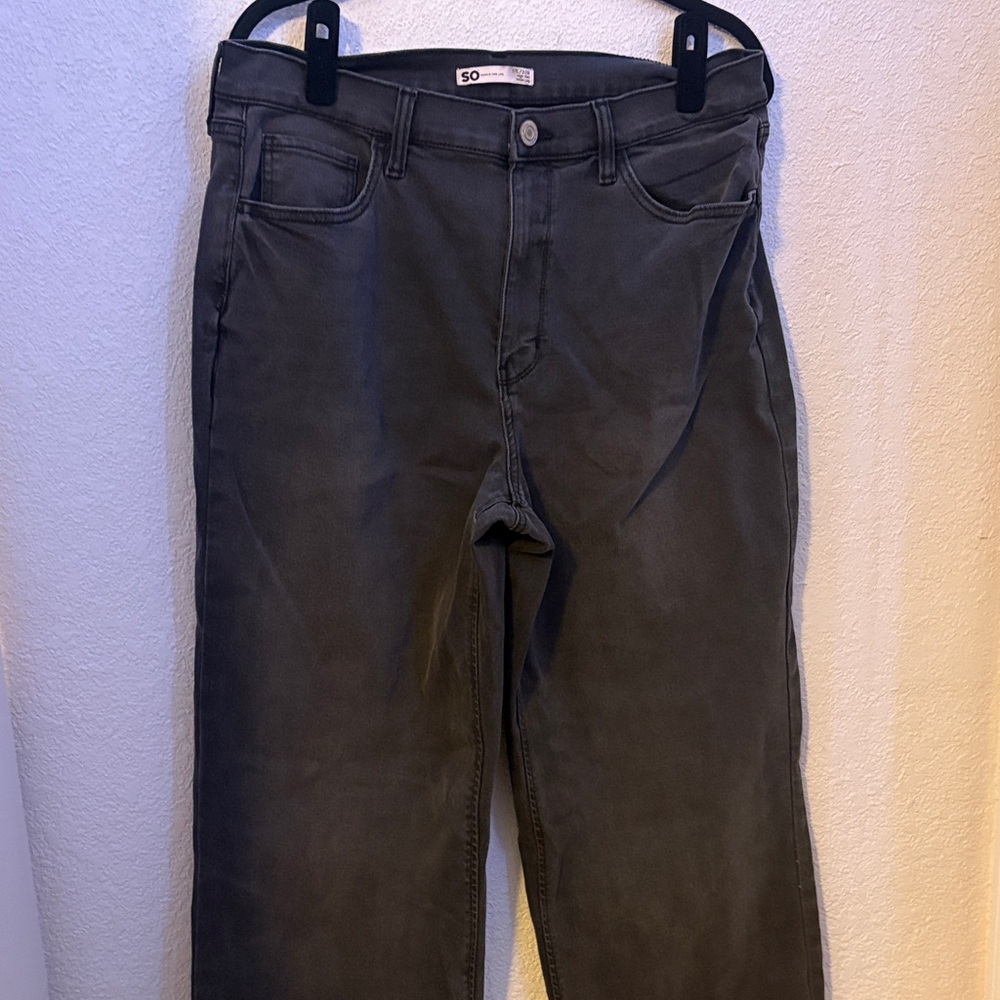 SO Straight Black Jeans